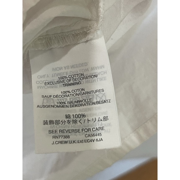 Madewell White Pink Burgundy Floral Embroidered Boho Blouse Top Size XS - Picture 7 of 12